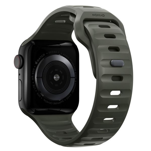 Nomad Bracelet Sport FKM Apple Watch Series 1 t/m 11 / SE / Ultra (44/45/46/49 mm) - Ash Green
