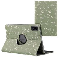 imoshion Coque tablette Design rotatif à 360° Honor Pad X9 - Green Flowers