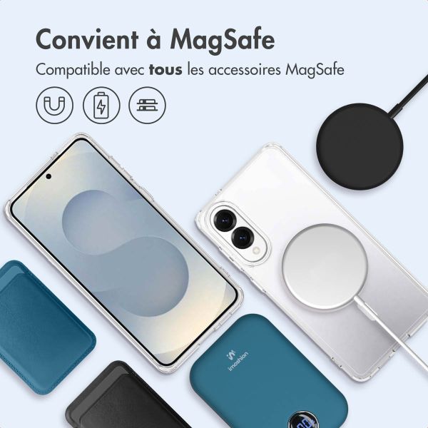 imoshion Coque arrière de protection avec MagSafe Samsung Galaxy S25 Edge - Transparent