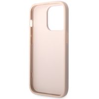 Guess Coque 4G Metal Logo Backcover iPhone 14 Pro Max - Rose