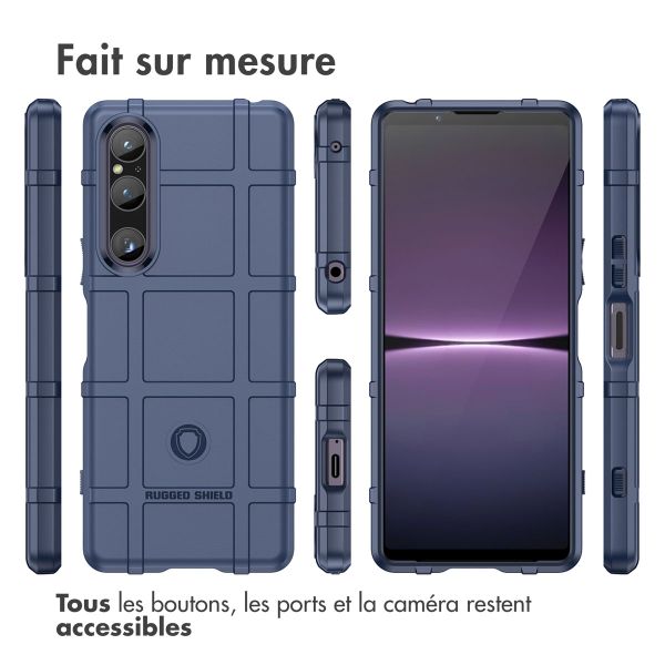 imoshion Coque Rugged Shield Sony Xperia 1 V - Bleu foncé