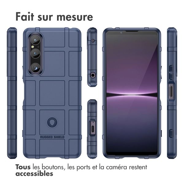 imoshion Coque Arrière Rugged Shield Sony Xperia 1 V - Bleu foncé