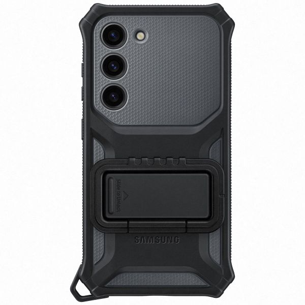 Samsung Coque arrière Rugged Gadget originale Samsung Galaxy S23 - Titan