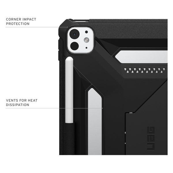 UAG Coque tablette Scout Apple iPad Pro 11 (2025) M5 / (2024) M4 - Black