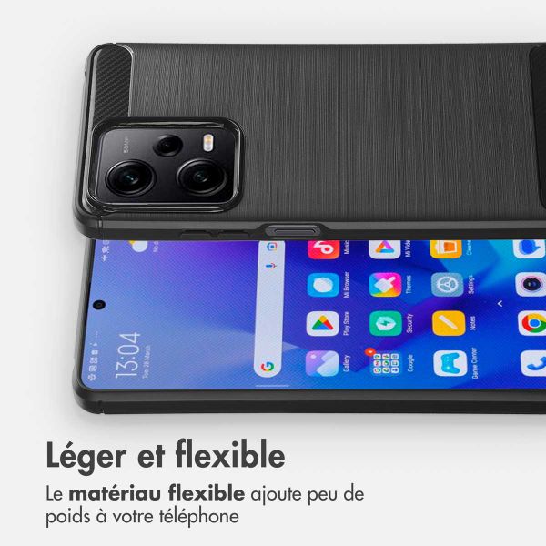 imoshion Coque Brushed Xiaomi Redmi Note 12 Pro / Xiaomi Poco X5 Pro 5G - Noir