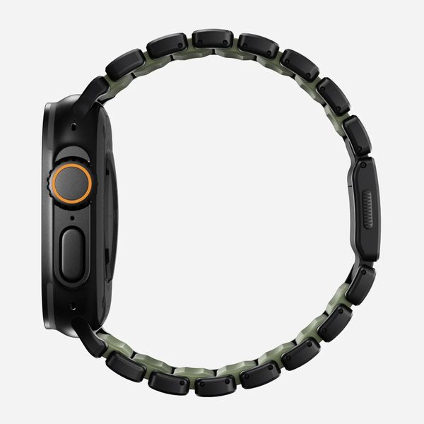 Nomad Bracelet Stratos Apple Watch | 44/45/46/49 mm - Forest Green / Black Titanium