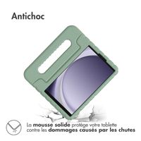 imoshion Coque kidsproof avec poignée Samsung Galaxy Tab A9 8.7 pouces - Olive Green