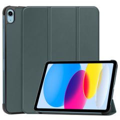 imoshion Coque tablette Trifold Apple iPad 11 (2025) 11 pouces A16 / iPad 10 (2022) 10.9 pouces - Vert foncé