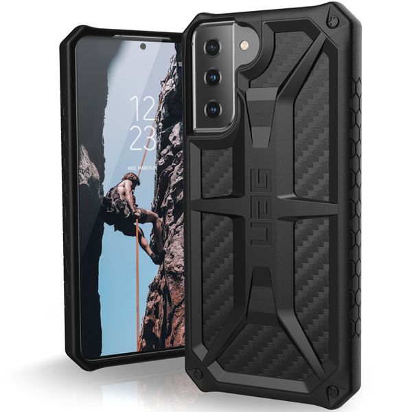 UAG Coque Monarch Samsung Galaxy S21 - Carbon Fiber