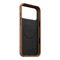 Nomad Coque arrière Traditional Leather avec MagSafe Apple iPhone 17 Pro Max - English Tan