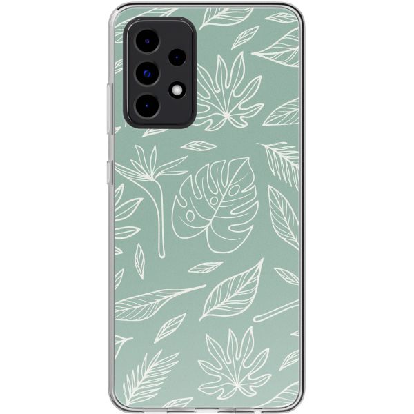 imoshion Coque Design Samsung Galaxy A52(s) (5G/4G) - Leaves Line-Art