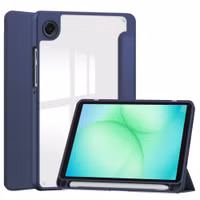 imoshion Coque tablette rigide Trifold Samsung Galaxy Tab A11 / A9 8.7 pouces - Bleu foncé