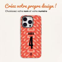 Crée ta propre coque arrière Nederlands Elftal Apple iPhone 16 Pro - Équipe nationale néerlandaise '88