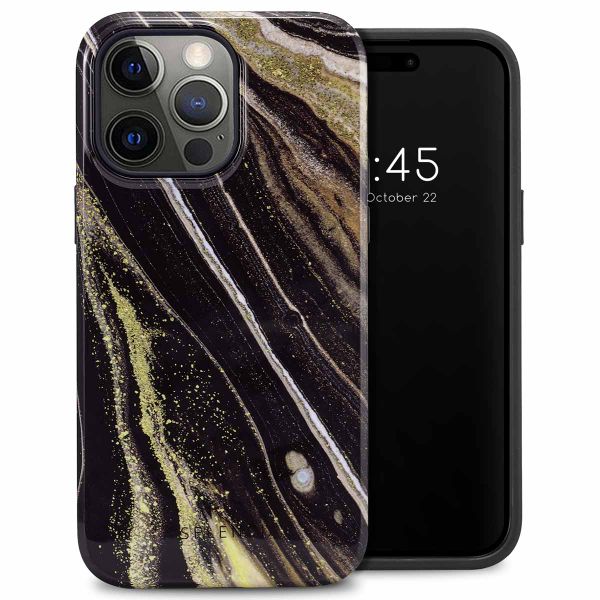 Selencia Coque arrière Vivid Tough iPhone 14 Pro Max - Chic Marble