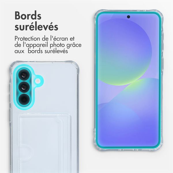 imoshion Coque silicone avec porte-cartes Samsung Galaxy A37 (5G) - Transparent