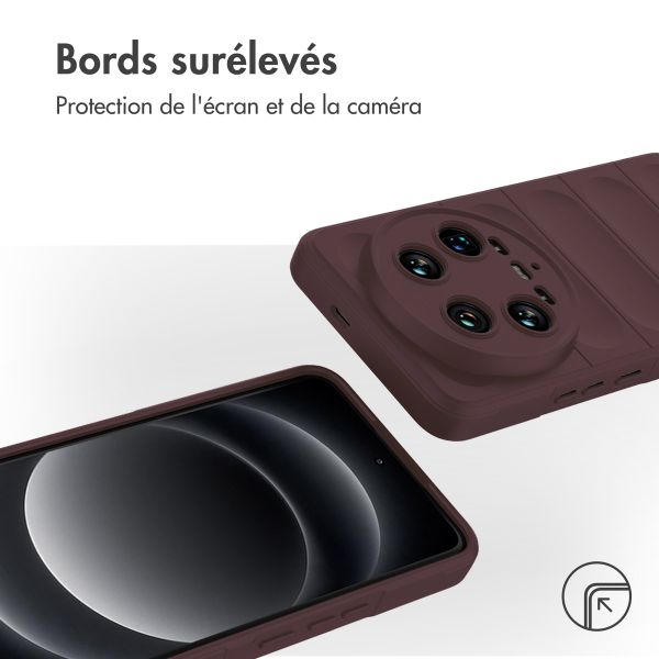 imoshion Coque arrière EasyGrip Xiaomi 14 Ultra - Aubergine