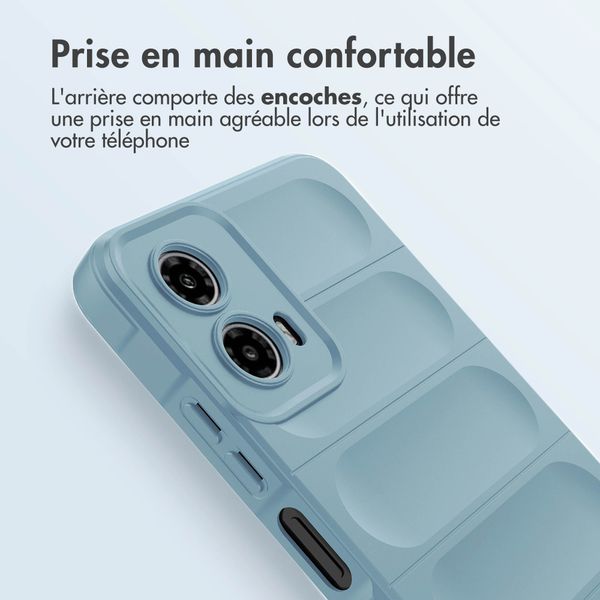 imoshion EasyGrip Backcover Motorola Moto G34 - Bleu clair