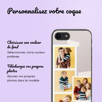 Coque personnalisée avec pellicule N°1 iPhone SE (2022 / 2020) / 8 / 7- Transparent