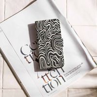 imoshion Étui de télephone portefeuille Design Motorola Moto G34 - Black And White