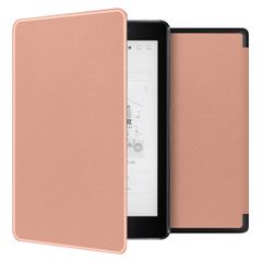 imoshion Étui de liseuse portefeuille Slim Hard Kobo Aura One - Rose Doré