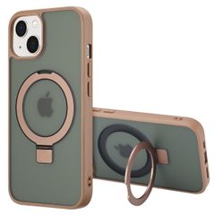 Accezz Coque Ring Stand avec MagSafe iPhone 13 - Brown