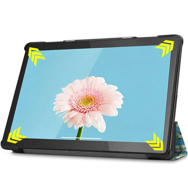 imoshion Coque tablette Design Trifold Lenovo Tab M10 - Green Plant