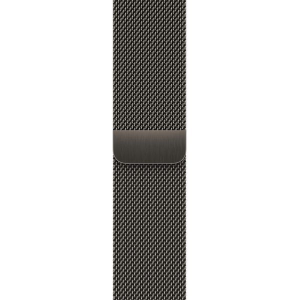 Apple ﻿Bracelet à boucle Milanais Apple Watch Series 1-9 / SE - 38/40/41 mm / Series 10 - 42 mm - Graphite