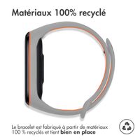 imoshion Bracelet sportif en silicone Xiaomi Mi Band 3 / 4 - Gris / Orange