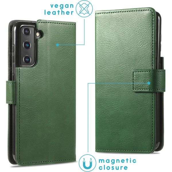 imoshion Étui de télephone portefeuille de luxe Samsung Galaxy S21 - Vert