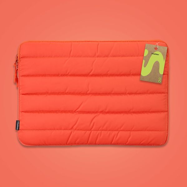 imoshion Pochette ordinateur Puffer 13-14 pouces - Apricot Crush Orange