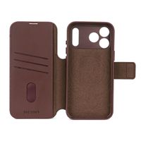 Decoded Portefeuille détachable 2 en 1 en cuir MagSafe Apple iPhone 17 Pro - Chocolate Brown