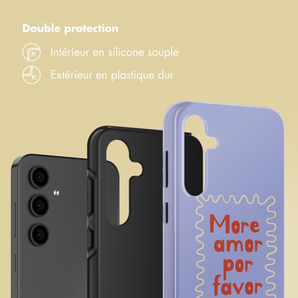 Selencia Coque arrière Vivid Samsung Galaxy S24 FE - More Amor