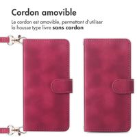 imoshion Etui de téléphone portefeuille avec cordon Samsung Galaxy A56 - Rouge