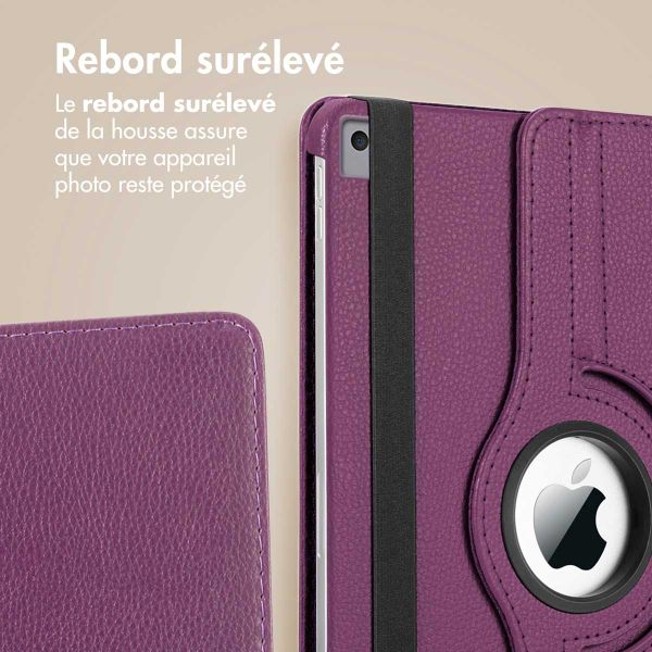 imoshion Coque tablette rotatif à 360° iPad 9 (2021) 10.2 pouces / iPad 8 (2020) 10.2 pouces / iPad 7 (2019) 10.2 pouces 