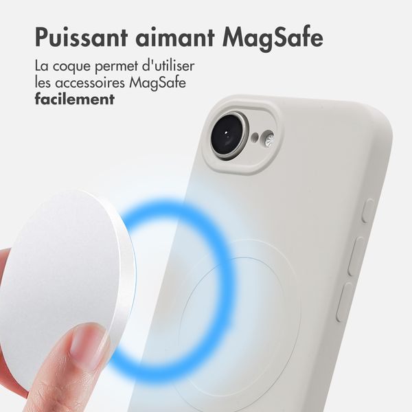 imoshion Coque Couleur avec MagSafe Apple iPhone 16e - Beige