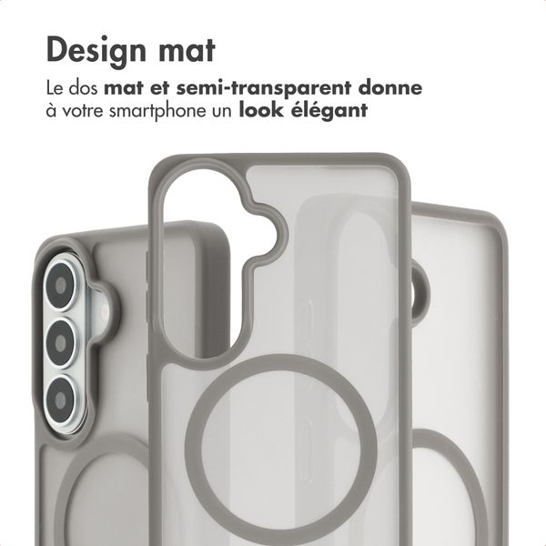 imoshion Coque Color Guard avec MagSafe Samsung Galaxy S26 - Gris
