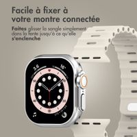 Accezz Bracelet Ocean Apple Watch Series 1 - 9 / SE (38/40/41 mm) | Series 10 / 11 (42 mm) - Lumière stellaire