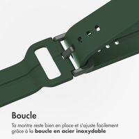 imoshion Bracelet en silicone Samsung Galaxy Watch 4 / 5 / 6 / 7 (20 mm) - Vert foncé