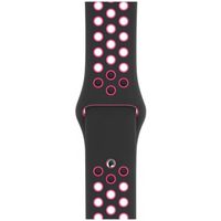 Apple Bracelet Nike Sport Apple Watch Series 1 t/m 9 / SE (38/40/41 mm) | Series 10 / 11 (42 mm) - Black / Pink Blast