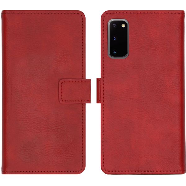 imoshion Étui de téléphone portefeuille Luxe Galaxy S20 - Rouge