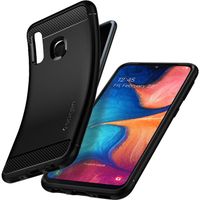 Spigen Coque Rugged Armor Samsung Galaxy A20e - Noir