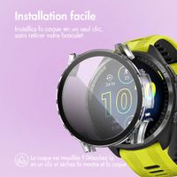 imoshion Coque rigide à couverture complète Garmin Forerunner 965 - Transparent