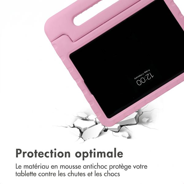 imoshion Coque arrière Kidsproof Design avec poignée Apple iPad 9 (2021) 10.2 pouces / iPad 8 (2020) 10.2 pouces / iPad 7 (2019) 10.2 pouces - Cœurs