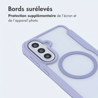imoshion Bookcase transparente avec MagSafe Samsung Galaxy A57 (5G) - Lilas