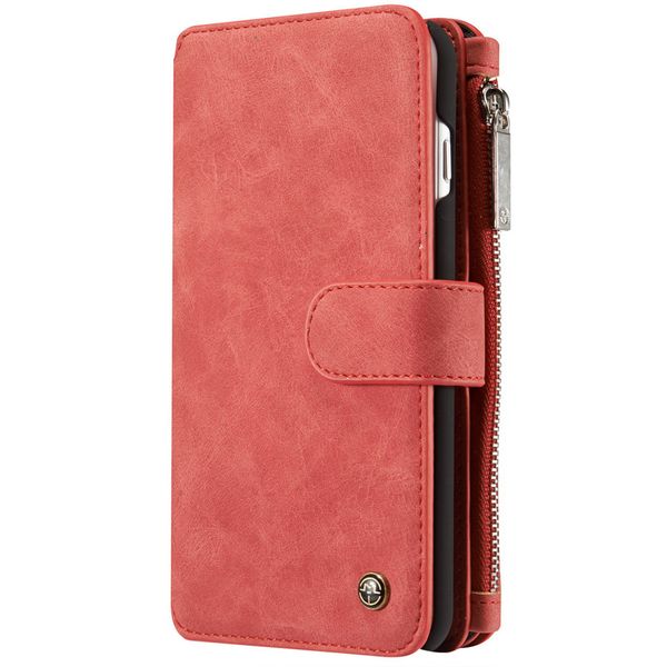 CaseMe Étui luxe 2-en-1 à rabat iPhone 8 Plus / 7 Plus - Rouge