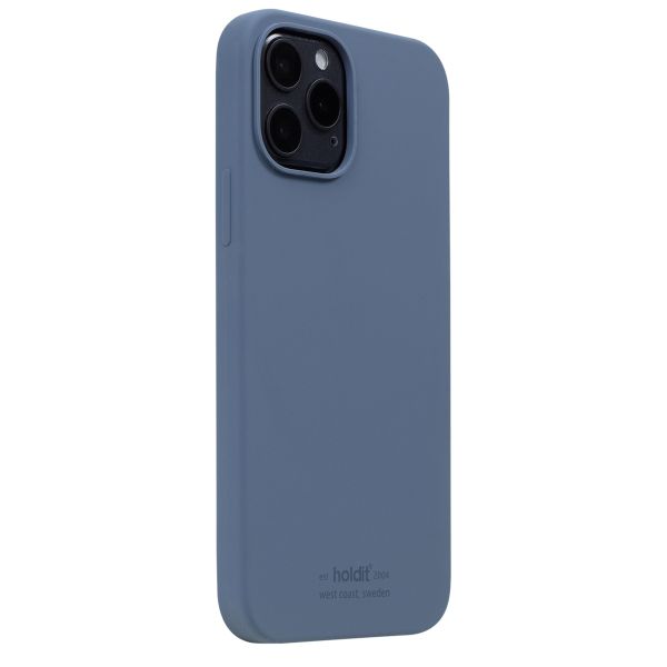 Holdit Coque Silicone iPhone 12 (Pro) - Pacific Blue