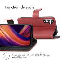 imoshion Étui de télephone portefeuille Samsung Galaxy A25 (5G) - Rouge