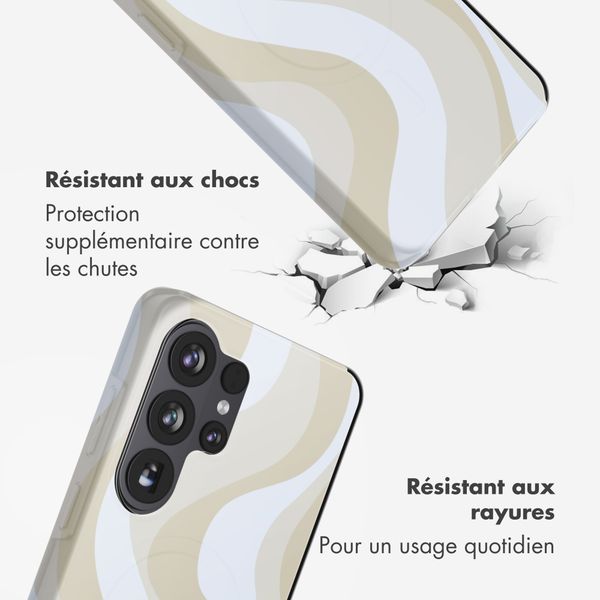 Selencia Coque arrière Vivid Samsung Galaxy S26 Ultra - Desert Waves Beige