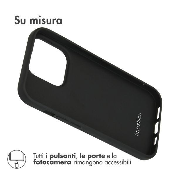 imoshion Coque Couleur Apple iPhone 14 Pro - Noir