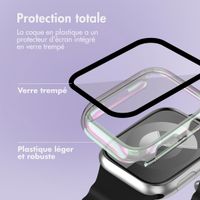 imoshion Coque rigide brillante à couverture complète pour Apple Watch Series 4 / 5 / 6 / SE - 40 mm - Pearlescent